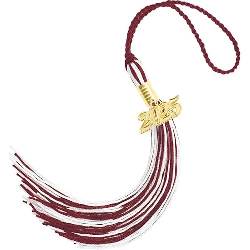 Muzoira 10er-Pack Quasten-Anhänger mit Abschlusskappe, Einheitsgröße, Achat von muzoira