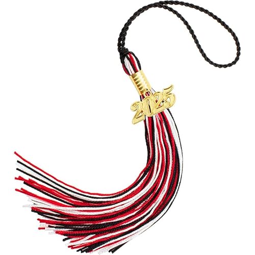 Muzoira 10er-Pack Quasten-Anhänger mit Abschlusskappe, Einheitsgröße, Achat von muzoira