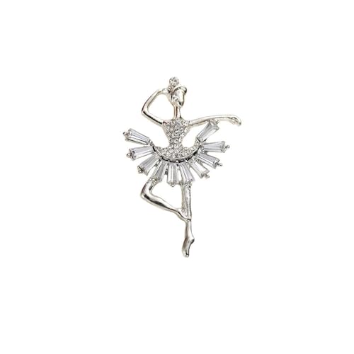 Muzoira Ballettmädchen-Brosche – Kristall-Anstecknadel für Damen, blendfreies Accessoire für Pullover und Anzüge, eleganter Persönlichkeitsschmuck Muzoira Ballettmädchen-Brosche – Kristall-Anstecknadel für Damen, blendfreies Accessoire für Pullover und Anzüge, eleganter Persönlichkeitsschmuck von muzoira