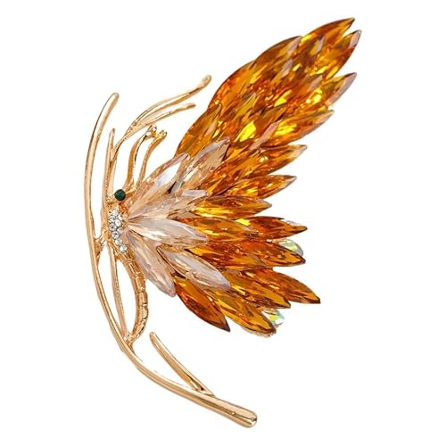 Muzoira Lumina-Brosche im französischen Stil für Damen, Farbverlauf, elegante Anstecknadel von muzoira