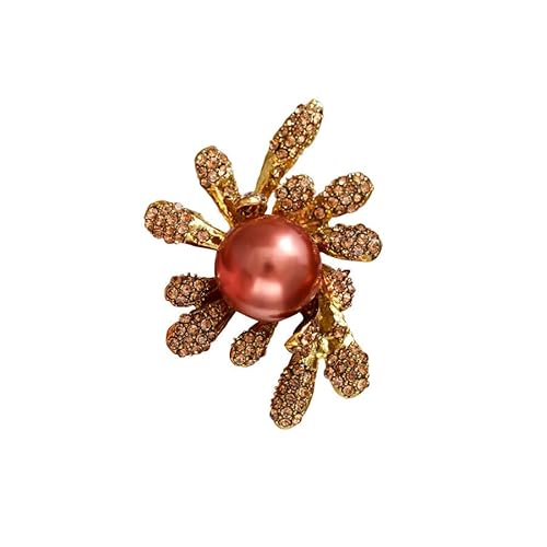 Muzoira Volldiamant-Brosche – hochwertige modische Anstecknadel für Frauen, exquisite Perle und Kristall, Corsagen-Accessoire für Anzüge und formelle Kleidung Muzoira Volldiamant-Brosche – hochwertige modische Anstecknadel für Frauen, exquisite Perle und Kristall, Corsagen-Accessoire für Anzüge und formelle Kleidung von muzoira