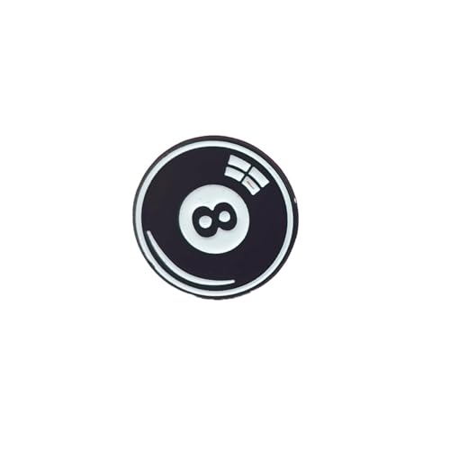 Runde Fußball-Würfel-Brosche – Sportspiel-Serie, Legierung, Brosche für vielseitiges Bekleidungszubehör, Einheitsgröße von muzoira