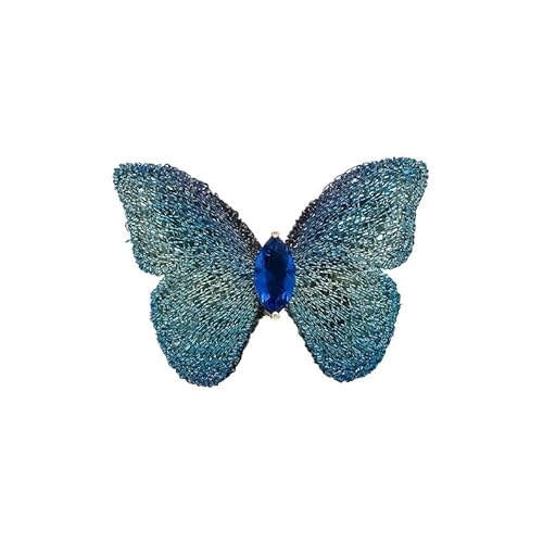 Stoffbrosche – Handgefertigte Anstecknadel im chinesischen Stil für Frauen, blaues Hanfu Accessoire für Kleid, Mantel oder Schal, Einheitsgröße, Metall, Achat Stoffbrosche – Handgefertigte Anstecknadel im chinesischen Stil für Frauen, blaues Hanfu Accessoire für Kleid, Mantel oder Schal, Einheitsgröße, Metall, Achat von muzoira