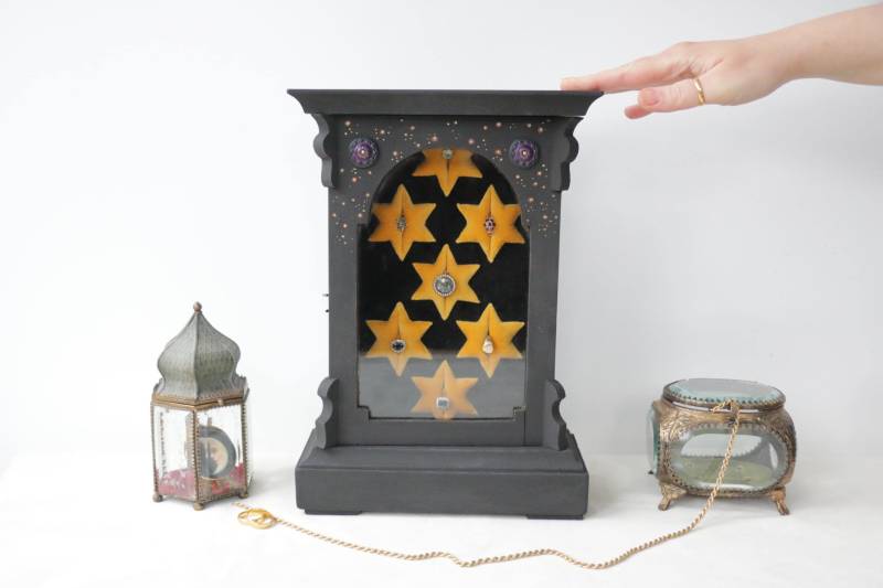 sterne Des Himmels Und Der Erde - Multi Ring Box Handgefertigte Kunst Für 7 Ringe von mvcgems