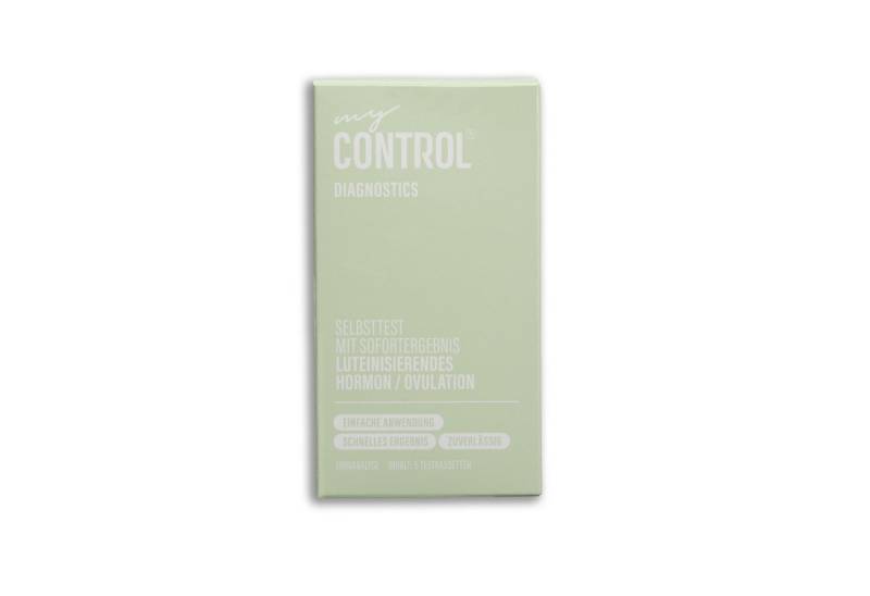 my Control® Ovulationstest Diagnostics Selbsttest mit Sofortergebnis LH/Ovulation Test, 1 tlg., Testergebnis in wenigen Minuten - Kein Arztbesuch nötig von my Control®
