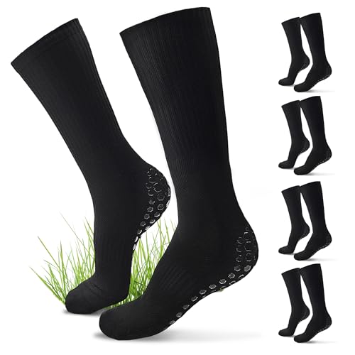 my STITCHERY Fussball Grip Socken - Hochwertige Fußballsocken als außergewöhnliche Geschenkidee (5er Set, Schwarz) von my STITCHERY