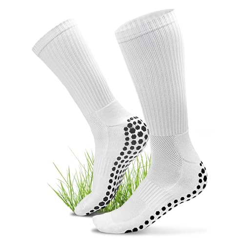 my STITCHERY Fussball Grip Socken - Hochwertige Fußballsocken als außergewöhnliche Geschenkidee (Weiß) von my STITCHERY