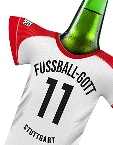 Fussball Gott Trikot für Stuttgart Fans | Männer Trikot-Bierkühler by MYFANSHIRT.com Kein Original Fußball Heim T-Shirt von my fan shirt