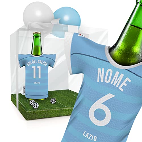 PERSONALISIERT LZ Roma Trikot-Kühler Geschenk-Box Fanartikel Männer | Passend für Ss Lazio Rom | Mann Freund Opa Bruder Geburtstag Weihnachten Ostern Wichteln Trikotkühler by MyFanShirt DEIT von my fan shirt