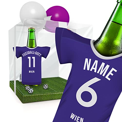PERSONALISIERT WIEN Trikot-Kühler Geschenk-Box Fanartikel Männer | für AUS. Wien | Mann Freund Opa Bruder Geburtstag Weihnachten Ostern Wichteln Trikotkühler by MyFanShirt DEOE von my fan shirt