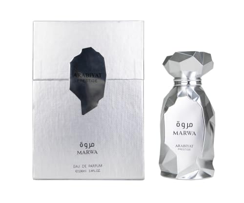 Arabiyat Prestige Marwa Eau de Parfum, 100 ml, Silber für Männer, hergestellt in den VAE Arabiyat Prestige Marwa Eau de Parfum, 100 ml, Silber für Männer, hergestellt in den VAE von my perfumes