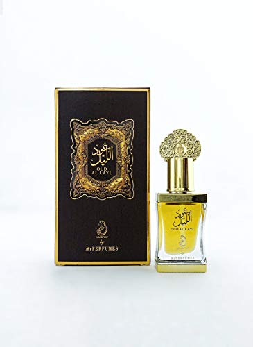Oud al layal 12 ml Parfümöl von my perfumes für Männer, Frauen und Unisex mit einer erstaunlichen Kombination aus Oud, Floral, Fruity und Vanilla von my perfumes