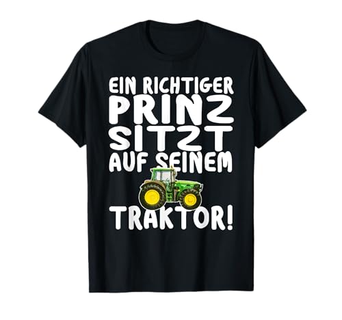 Prinz auf Traktor T-Shirt Schlepper Idee Trecker Jungs T-Shirt von my.bliss- Traktor & Bagger Geschenkidee T-Shirts