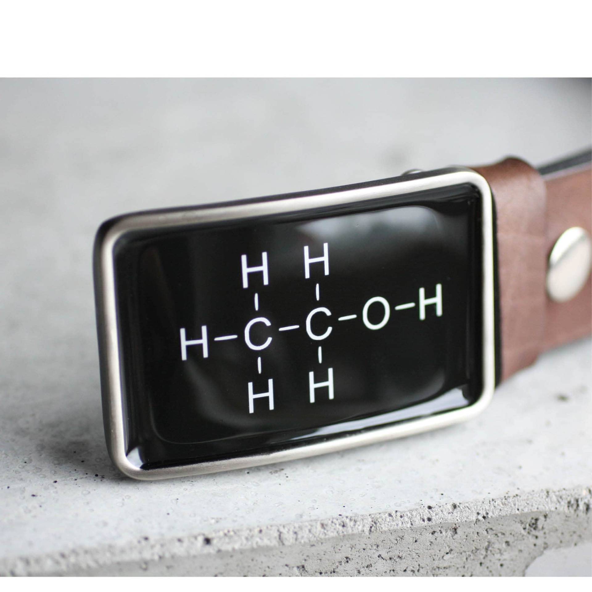 Alkohol Gürtelschnalle, Molecule Herren Geschenk Für Ihn, Lustige Gürtelschnalle von myBeltBuckle