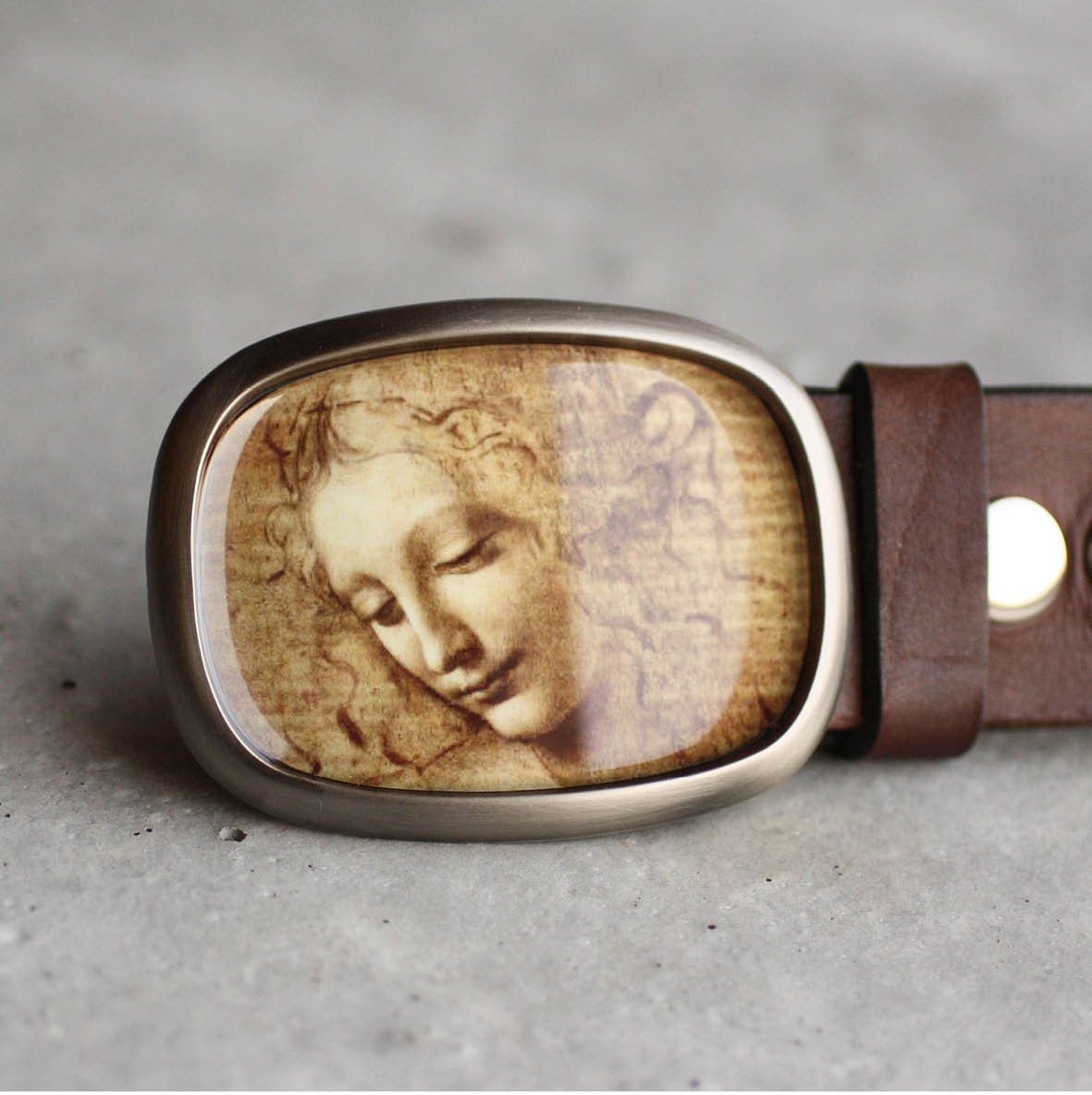 Da Vinci Gürtelschnalle, Wearable Art Geschenk Für Sie von myBeltBuckle