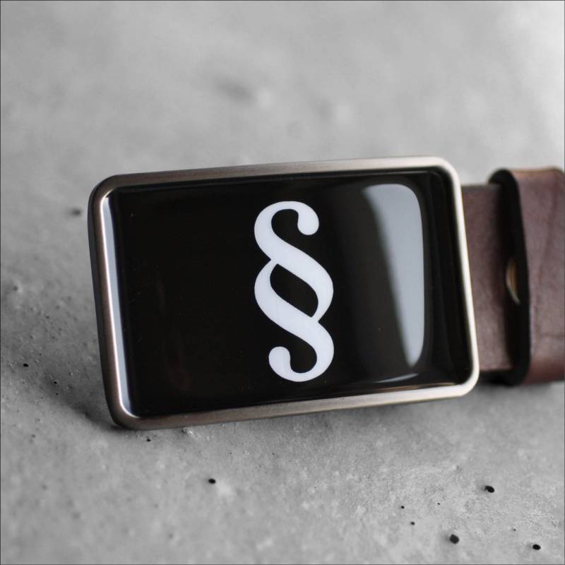 Law Gürtelschnalle, Absatz, Abschnitt Mark Rechtsfall Gürtelschnalle, Profil Für Graduierten Vertretung von myBeltBuckle