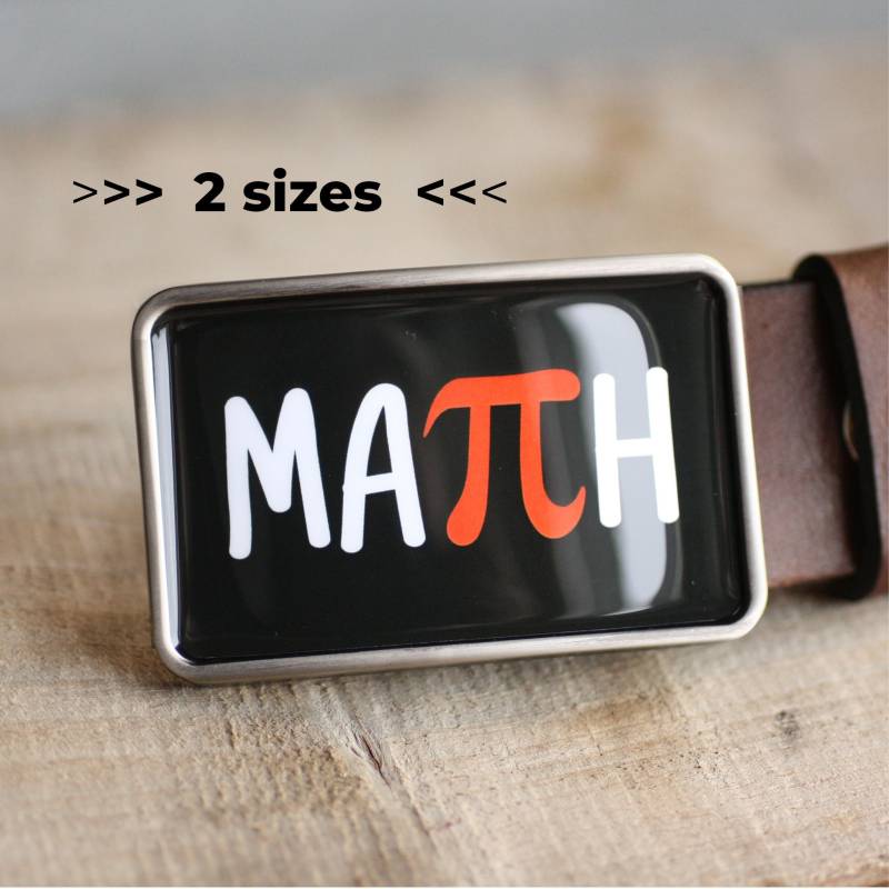 Mathe Gürtelschnalle, Pi Symbol Wissenschaft Geek Schnalle von myBeltBuckle