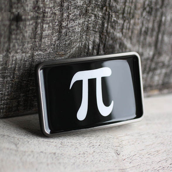 Mathe Gürtelschnalle, Pi Symbol Wissenschaft Geek Schnalle von myBeltBuckle