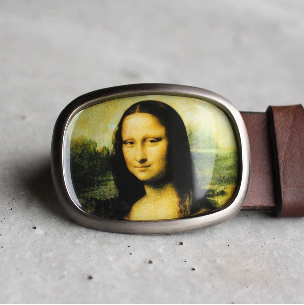 Mona Lisa Gürtelschnalle, Tragbare Kunst Geschenk Für Sie von myBeltBuckle