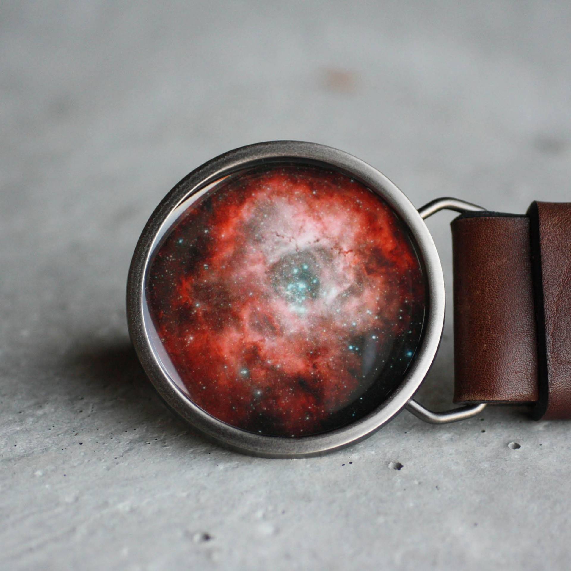 Nebula Gürtelschnalle, Universum Space Sternenstaub Gürtelschnalle von myBeltBuckle