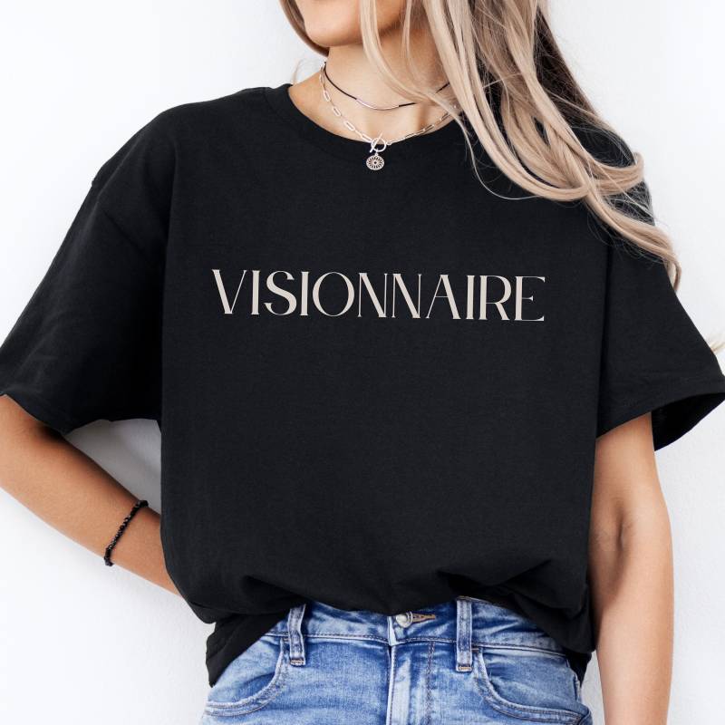 Statement-Shirt Visionnaire, Mindful Street Fashion von myBlissfulTypeStudio