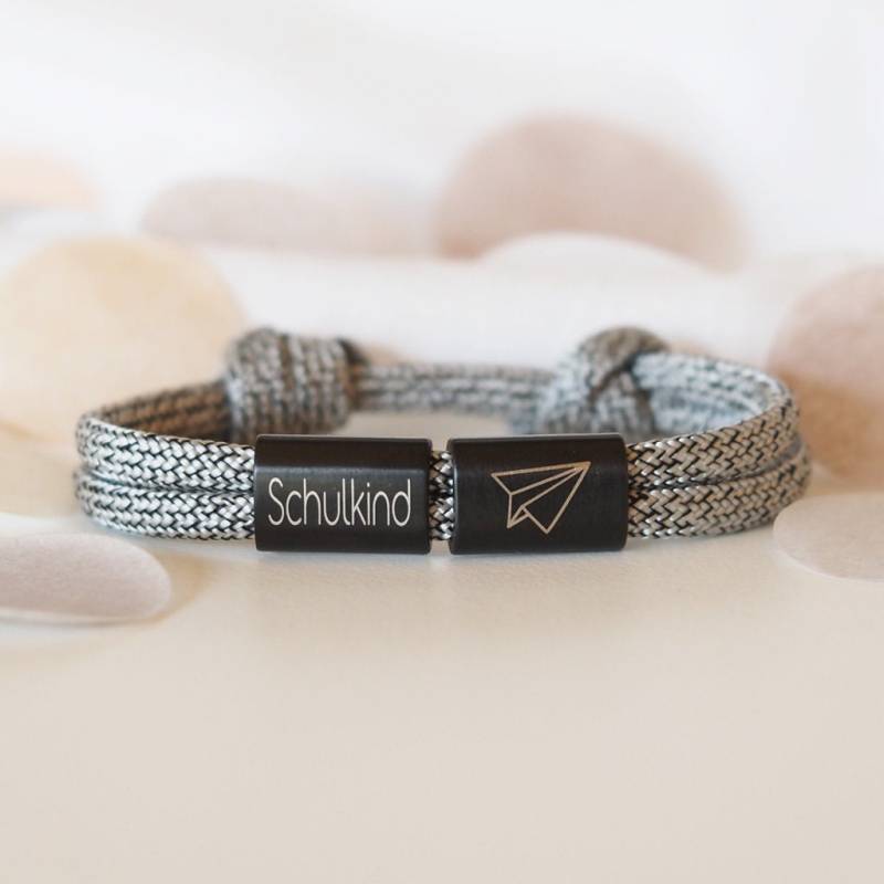 Personalisiertes Segeltauarmband Namen, Edelstahl, Erstklässler, Einschulung, Schulkind 2025 Personalisiertes Segeltauarmband Namen, Edelstahl, Erstklässler, Einschulung, Schulkind 2025 von myGretaDE