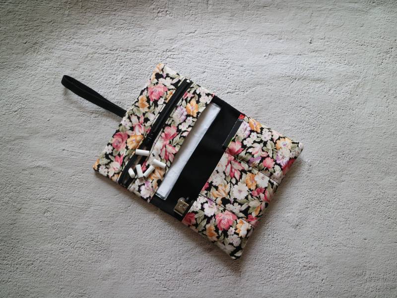 Tabakbeutel Blumenmuster Mit Gummiband Tb299 von myMANAM