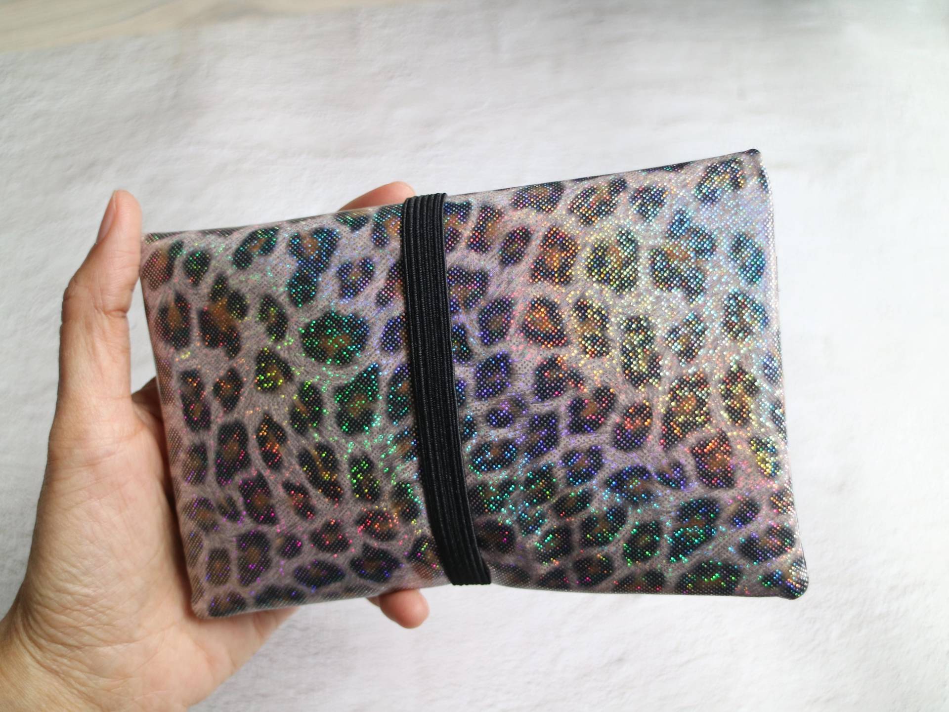 Tabakbeutel Leopard Hologramm Mit Gummiband Tbh3 von myMANAM