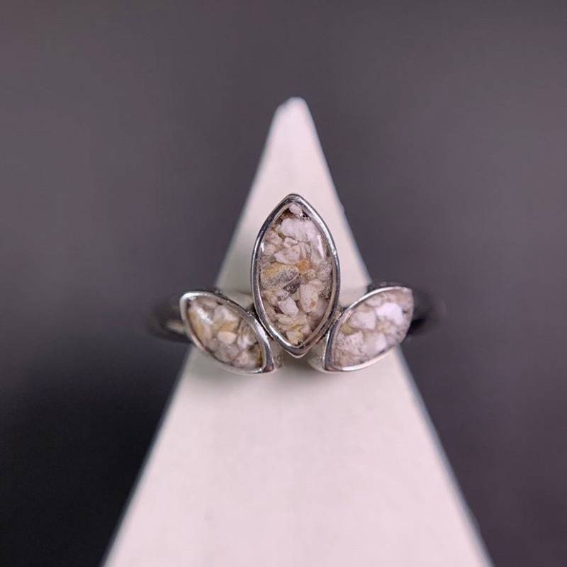 Ascheschmuck Ring Größenverstellbar I Miniurne 925 Sterling Silber Tierasche Aschering von mySentimentShop