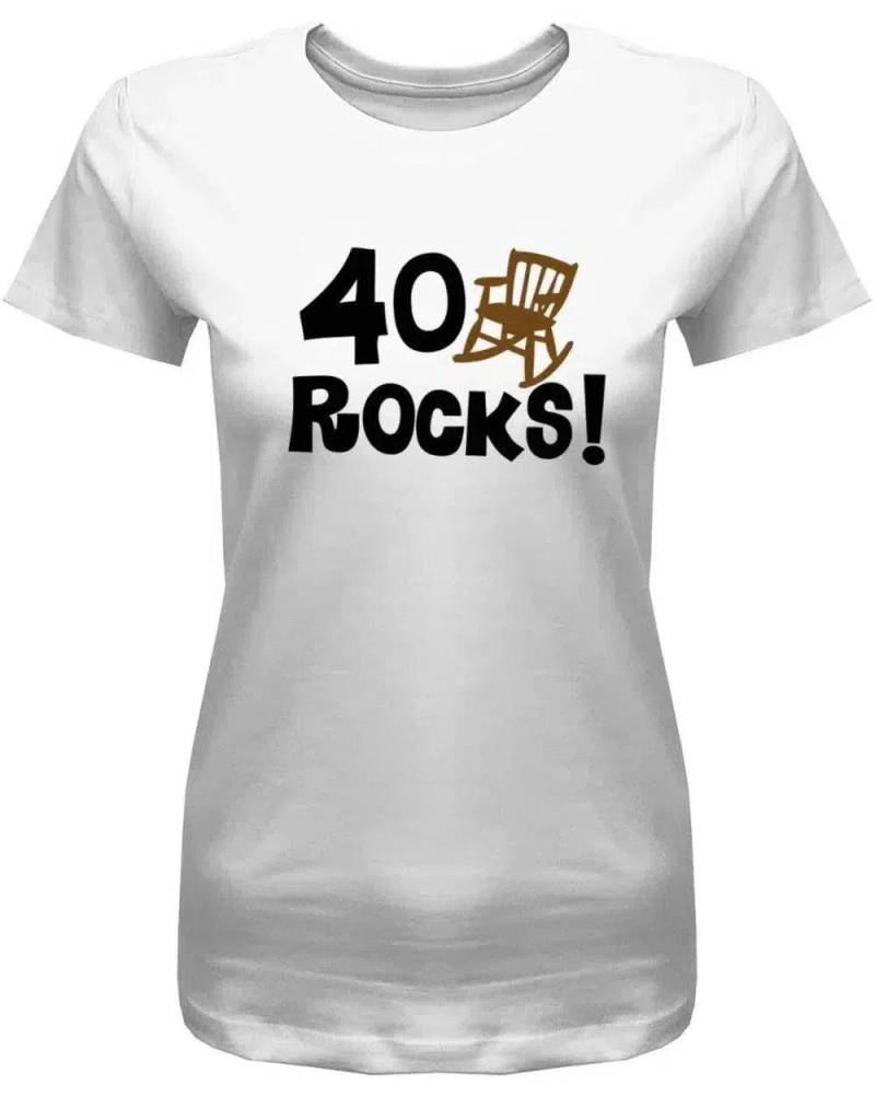 40 Rocks - Geburtstag Shirt Frau 40 Rocks - Geburtstag Shirt Frau von myShirtStore
