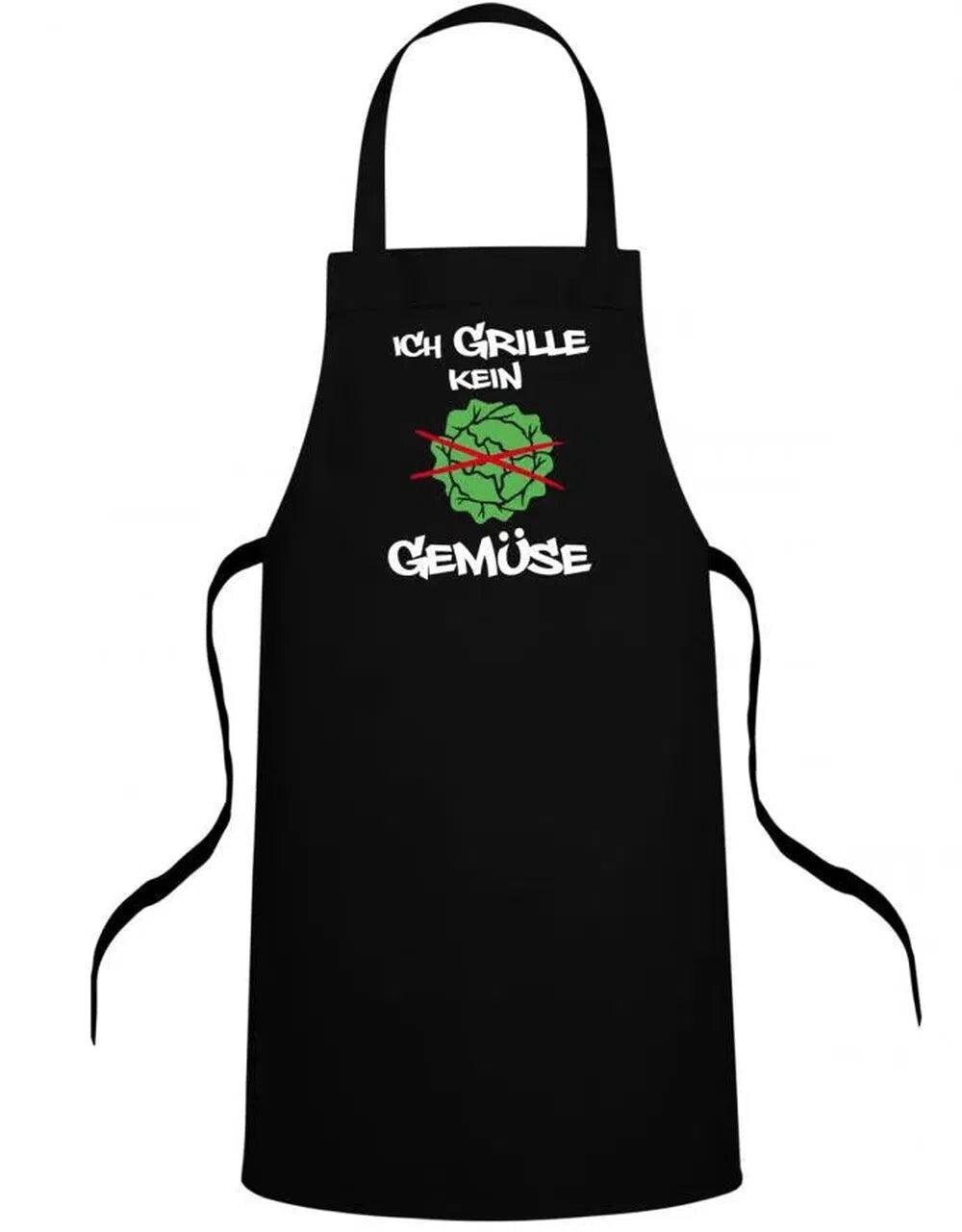 Anti Vegan Ich Grille Kein Gemüse Grillschürze von myShirtStore