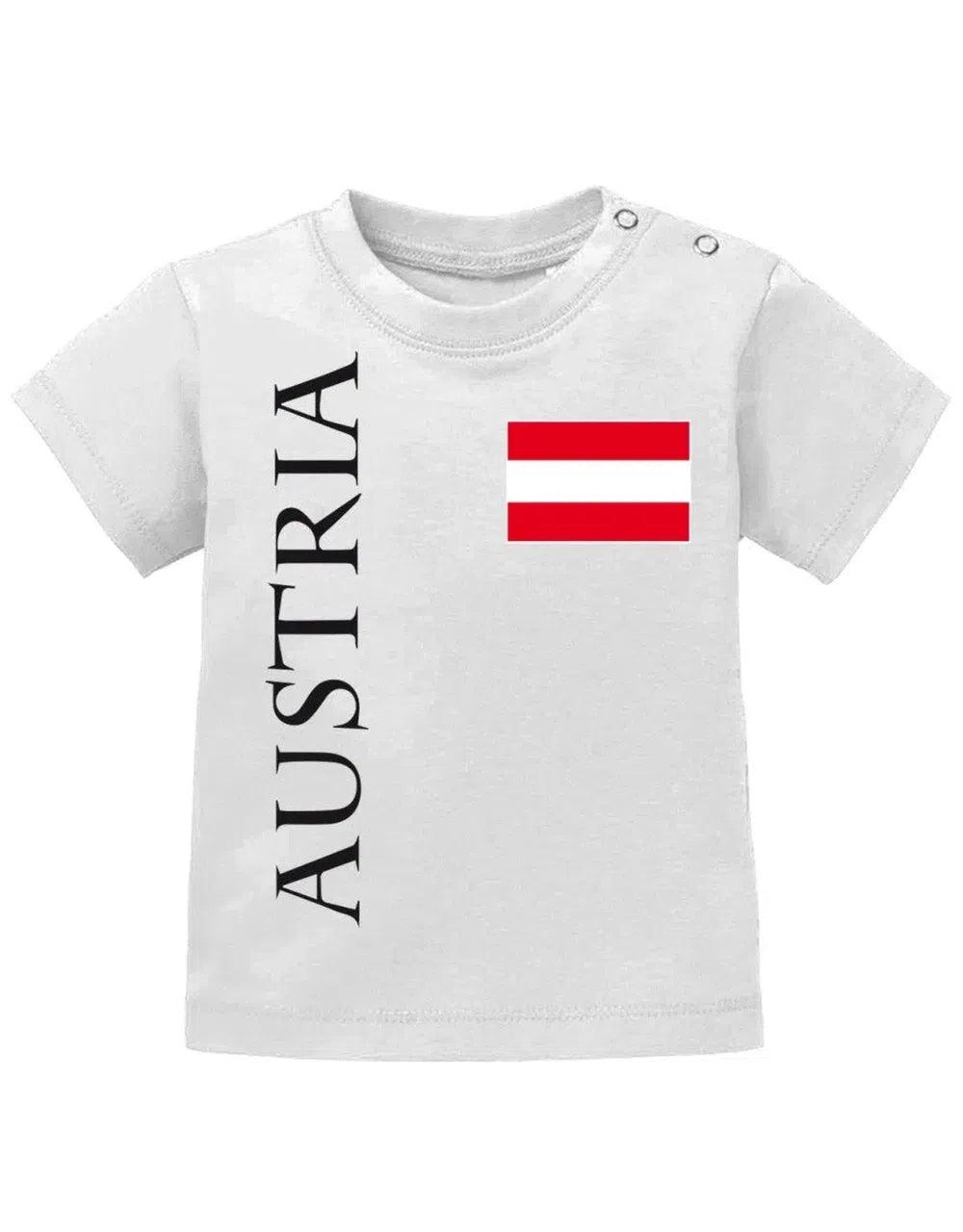 Austria Fahne Em Wm - Österreich Fan Baby T-Shirt von myShirtStore