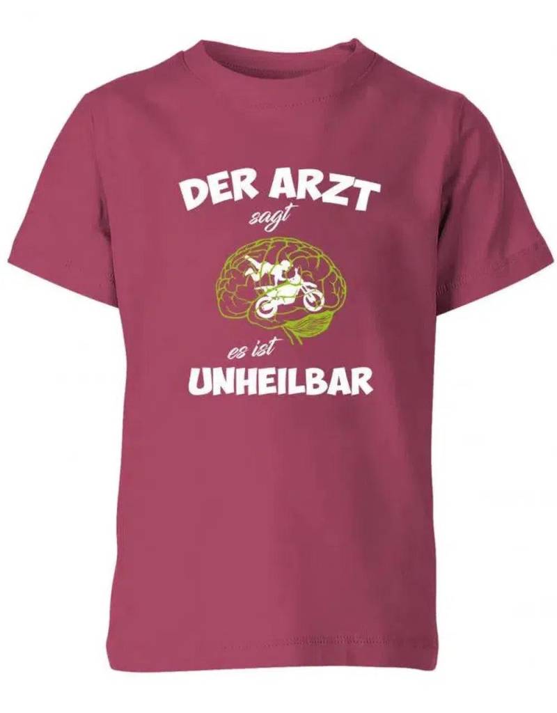 Der Arzt Sagt Es Ist Unheilbar - Motocross Motorrad Kinder T-Shirt von myShirtStore