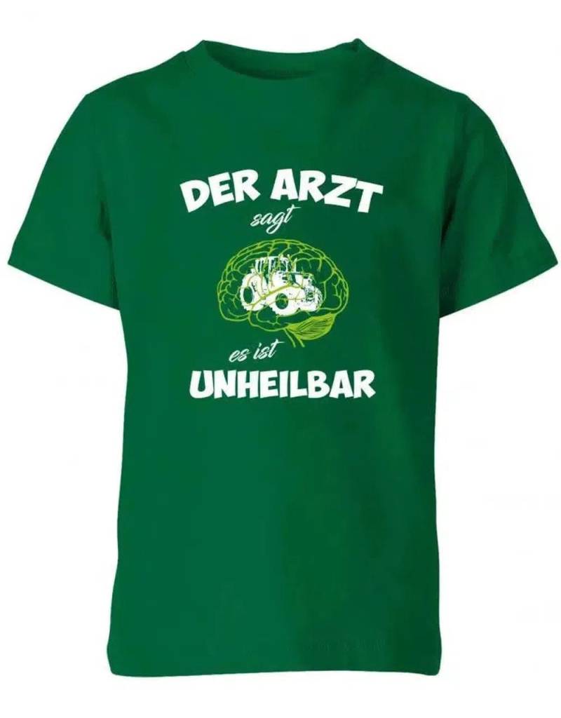 Der Arzt Sagt Es Ist Unheilbar - Traktor Landwirt Kinder T-Shirt von myShirtStore