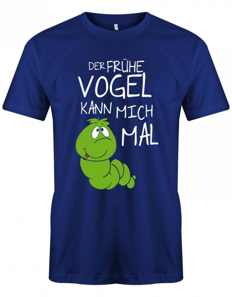 Der Frühe Vogel Kann Mich Mal - Wurm Fun Herren T-Shirt von myShirtStore