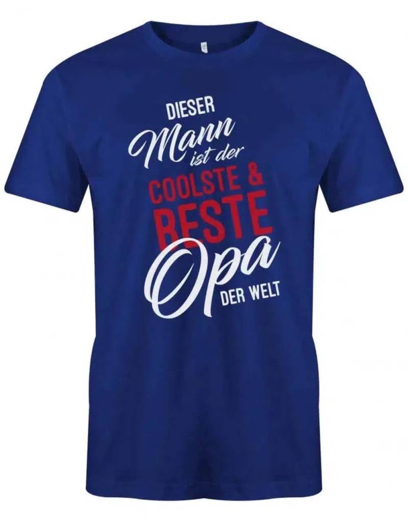 Dieser Mann Ist Der Coolste Und Beste Opa Welt - Herren T-Shirt von myShirtStore