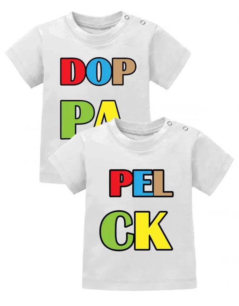 Doppelpack - Zwillinge 2 Stk. Baby T-Shirt von myShirtStore