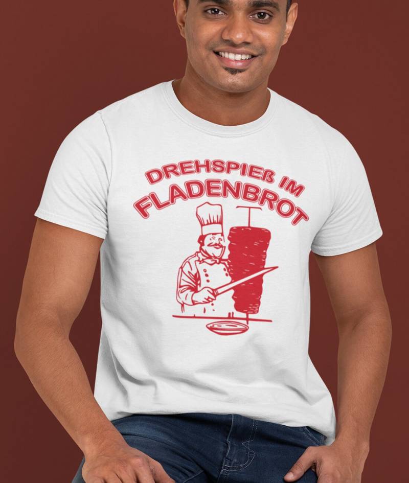 Drehspieß Im Fladenbrot - Neue Bezeichnung Für Döner Herren T-Shirt von myShirtStore