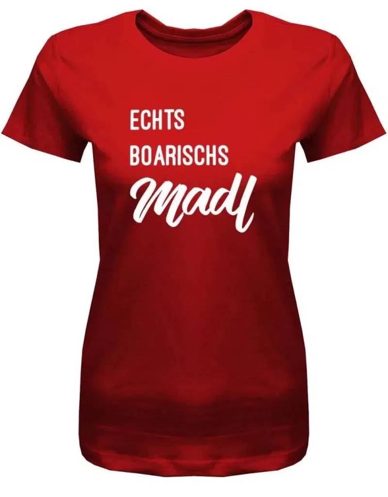 Echts Boarischs Madl - Wiesn Trachten Oktoberfest Damen T-Shirt von myShirtStore