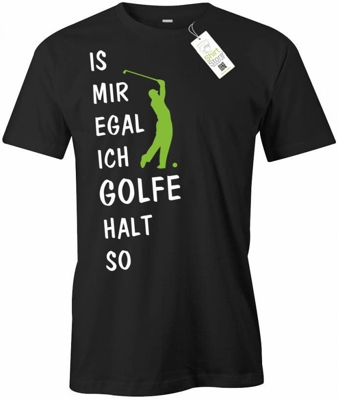 Golf Shirt - Is Mir Egal Ich Golfe Halt So Geschenkidee Für Golfer von myShirtStore