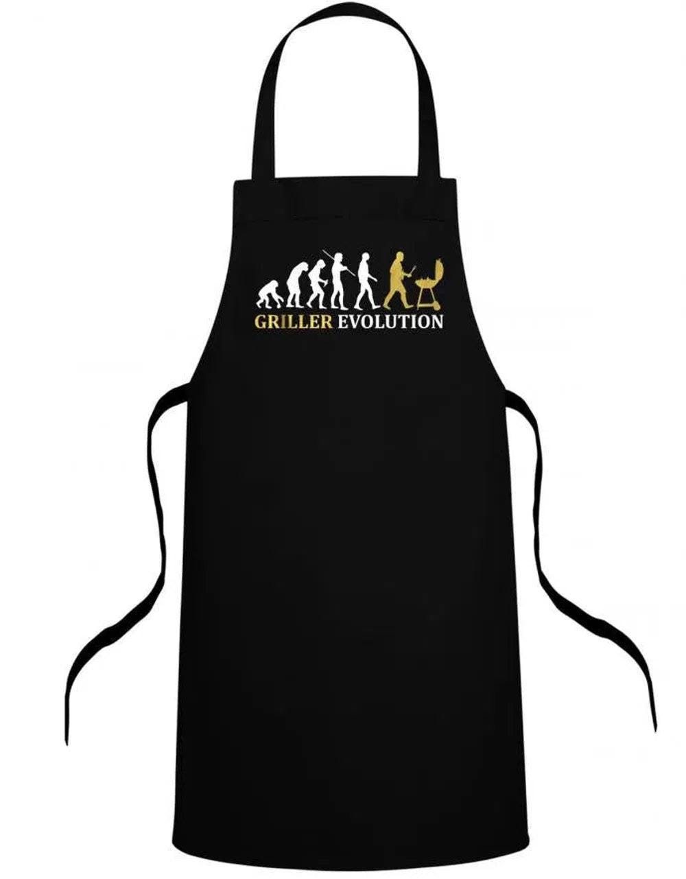 Griller Evolution Vom Affen Zum Grillschürze von myShirtStore