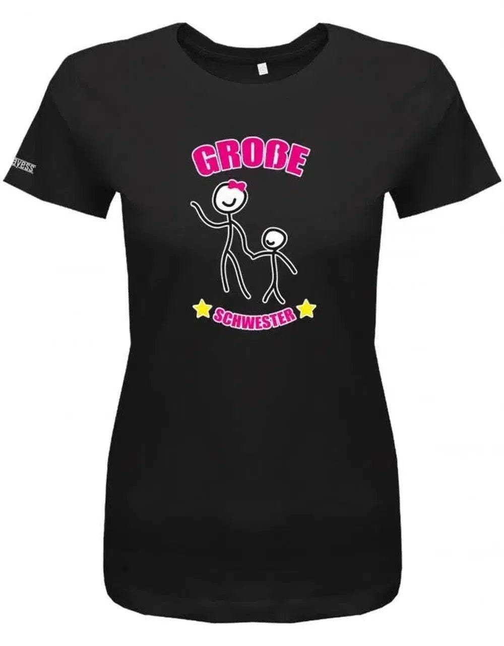 Große Schwester - Comic Geschwister Damen T-Shirt von myShirtStore