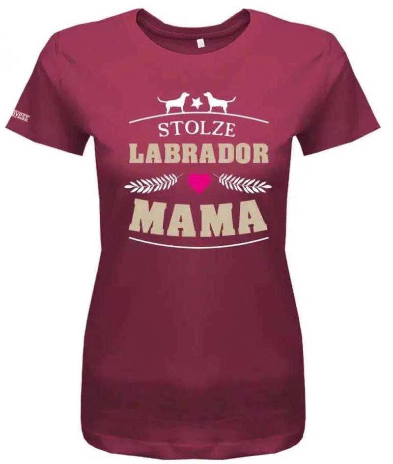 Hund Stolze Labrador Mama Frauchen - Damen T-Shirt von myShirtStore