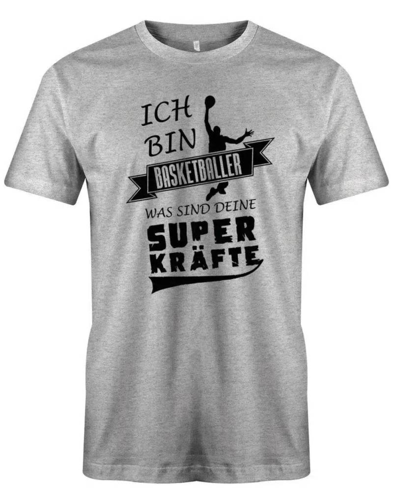 Ich Bin Basketballer - Was Sind Deine Superkräfte? Herren T-Shirt von myShirtStore