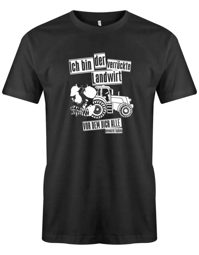 Ich Bin Der Verrückte Landwirt Vor Dem Dich Alle Gewarnt Haben - Herren T-Shirt von myShirtStore