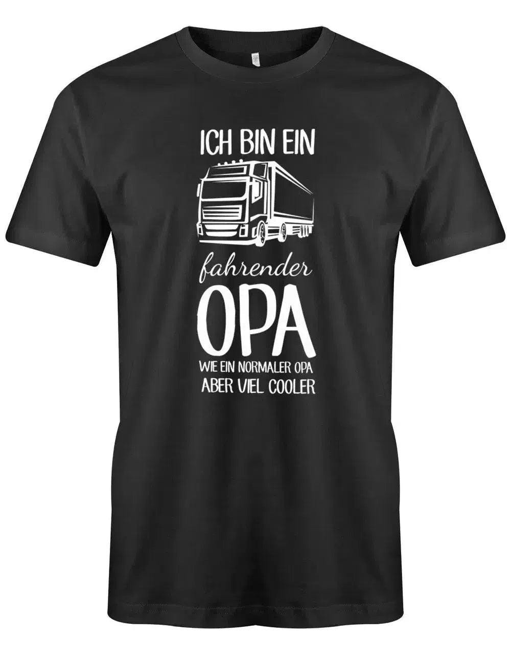 Ich Bin Ein Lkw Fahrender Opa Wie Normaler Aber Viel Cooler - Kraftfahrer Herren T-Shirt von myShirtStore