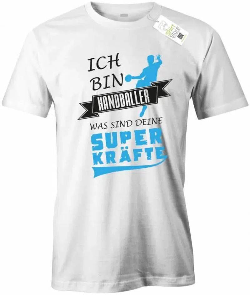 Ich Bin Handballer - Was Sind Deine Superkräfte ? Herren T-Shirt von myShirtStore