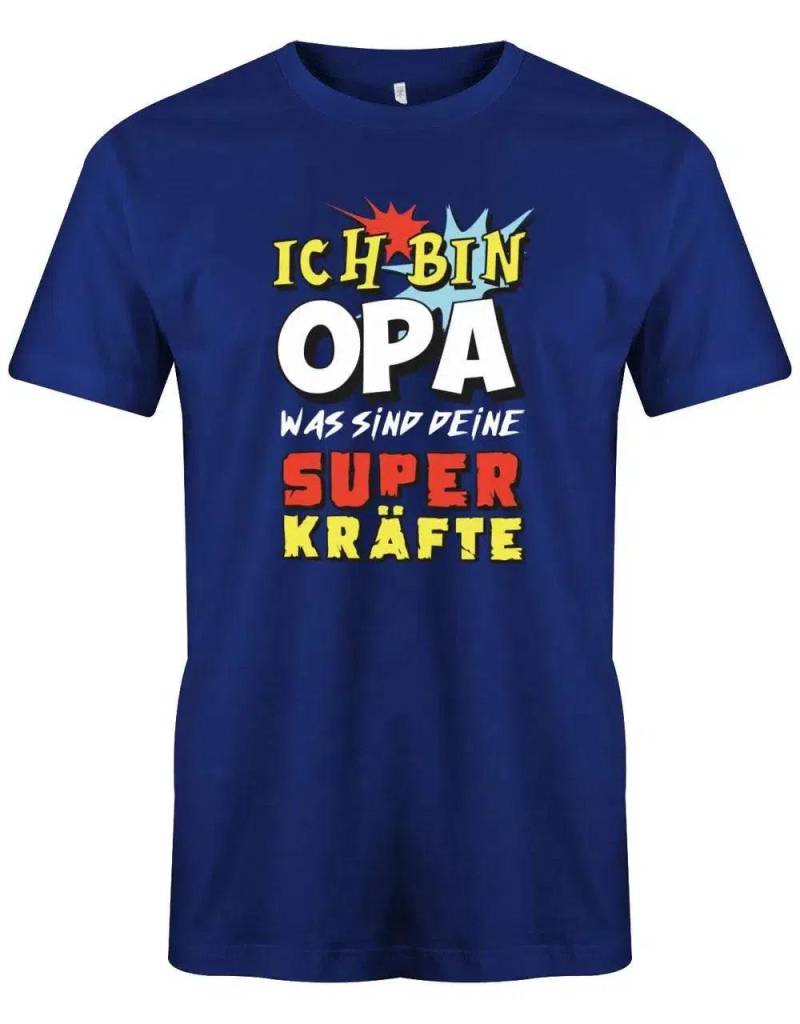 Ich Bin Opa Was Sind Deine Superkräfte - Herren T Shirt von myShirtStore
