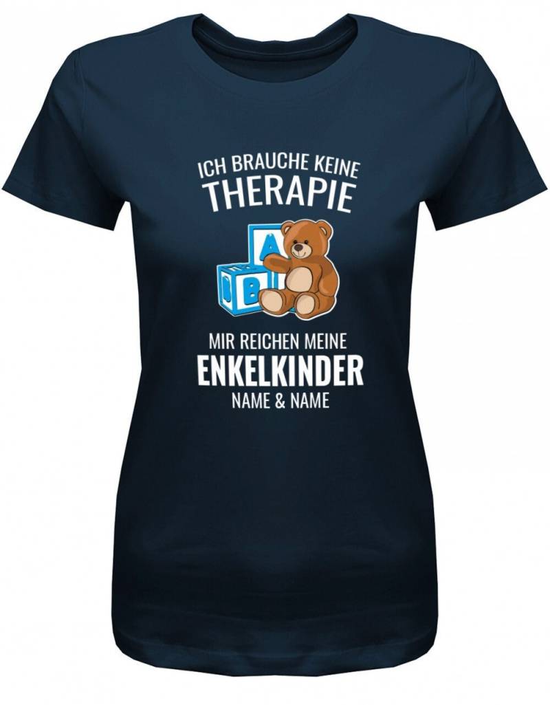 Ich Brauche Keine Therapie Mir Reichen Meine Enkelkinder Mit Namen - Oma Shirt Ich Brauche Keine Therapie Mir Reichen Meine Enkelkinder Mit Namen - Oma Shirt von myShirtStore