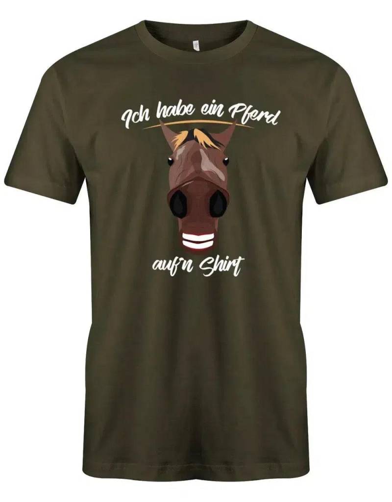 Ich Habe Ein Pferd Aufn Shirt - Herren T-Shirt von myShirtStore